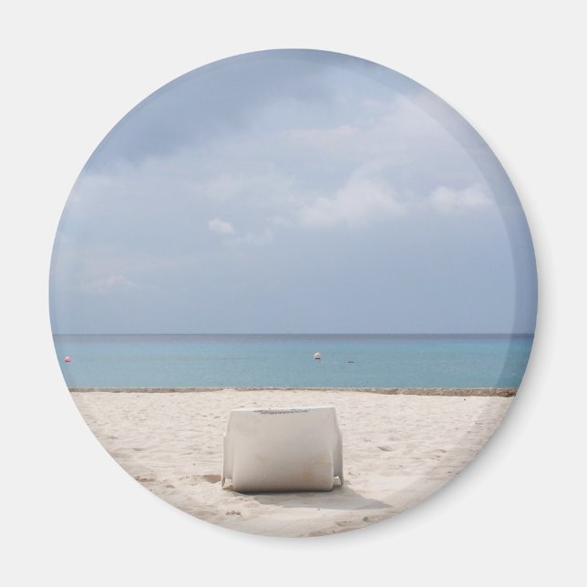 Imã Salto à praia no Cozumel Magnet (Frente)