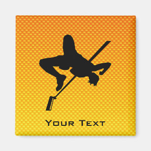 Imã Salto Alto Laranja Amarelo