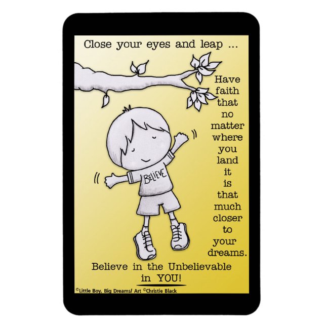 Ímã Salto de Fé (Vertical)