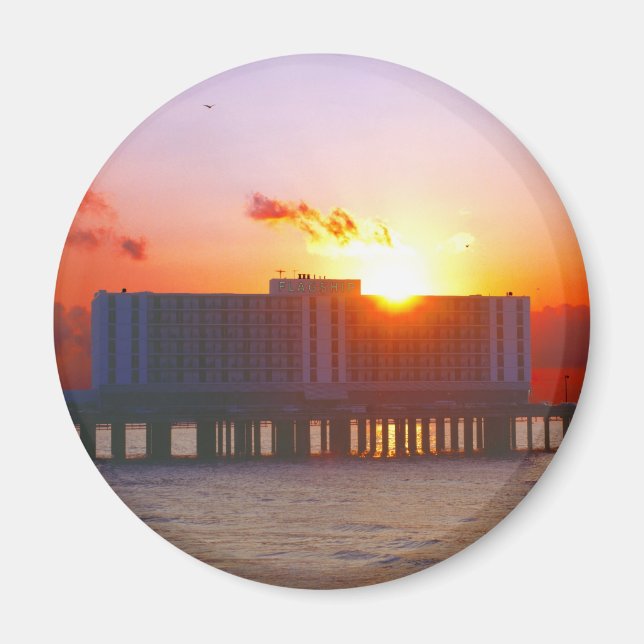 Imã Salto De Sol No Flagship Hotel Magnets (Frente)