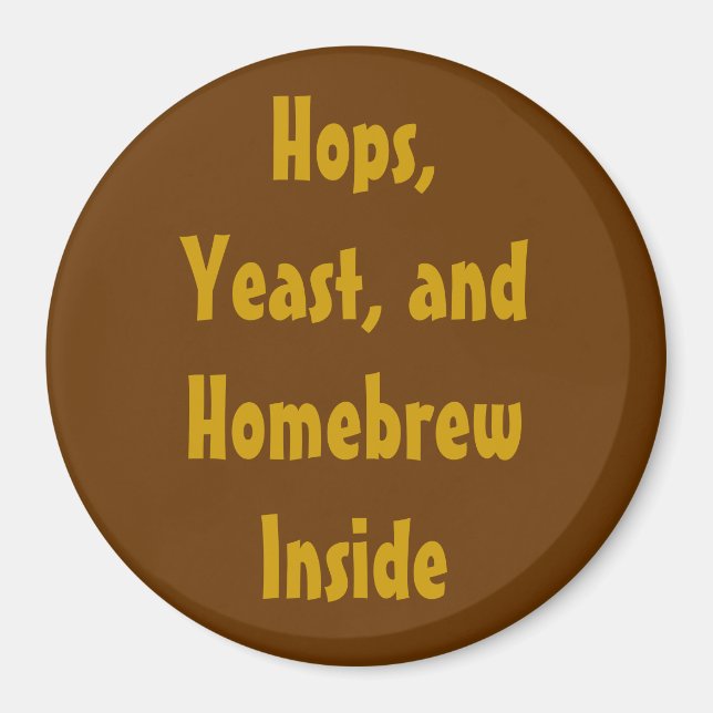 Imã Saltos, levedura e Dentro Homebrew (Frente)