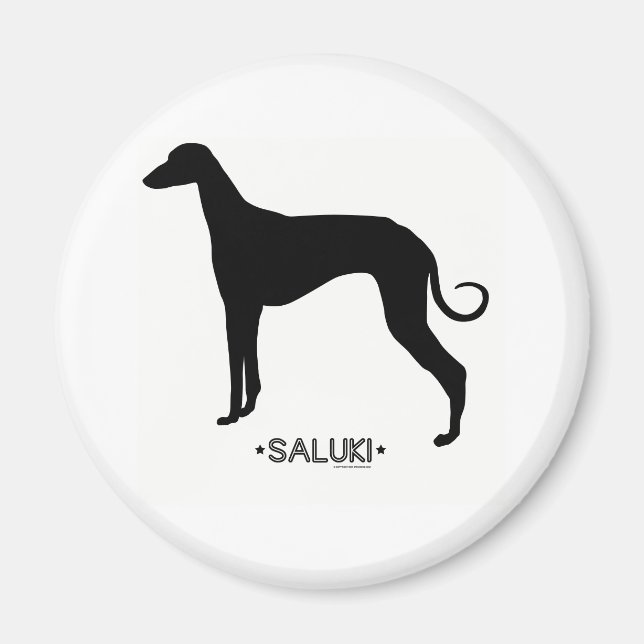 Imã Saluki Magnet (Frente)