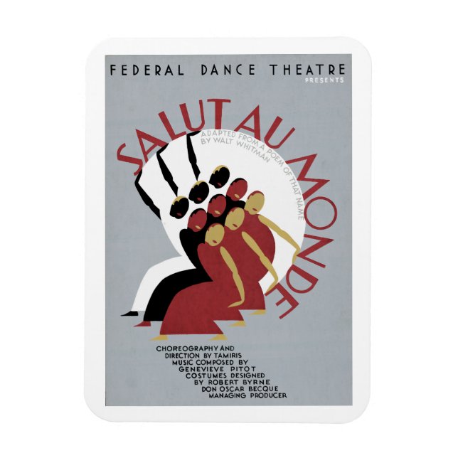 Ímã Salut Au Monde (Vertical)