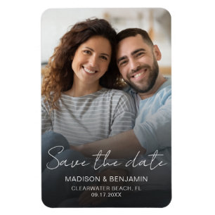 Ímã Salvar a Data Foto Casamento Noivado Personalizado