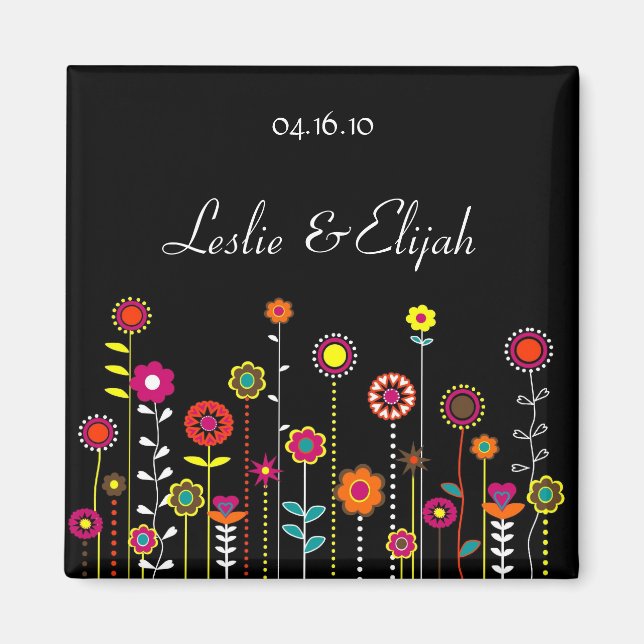 Imã Salvar a data - ímã de casamento (Frente)