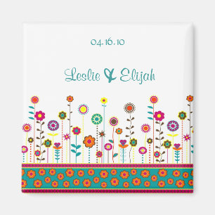 Imã Salvar a data - ímã de casamento