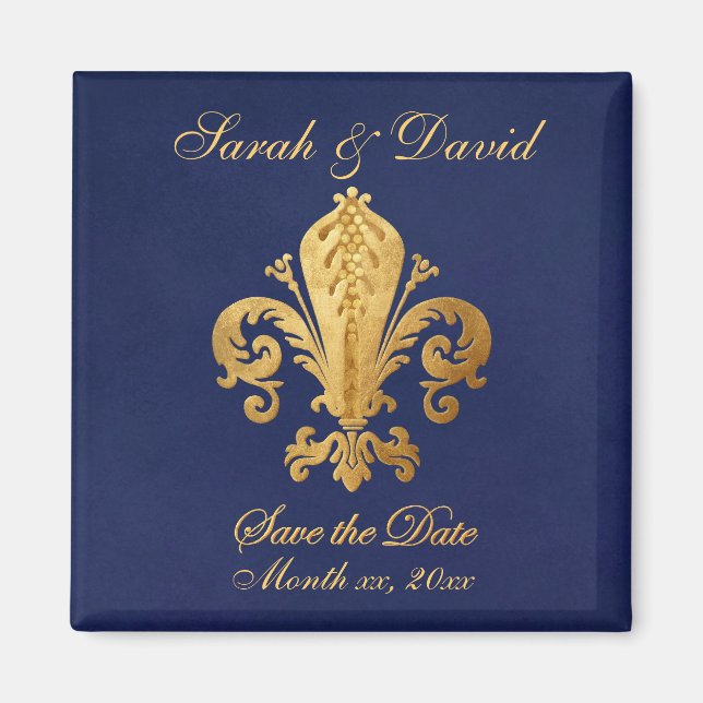 Imã Salvar a data personalizável (Frente)