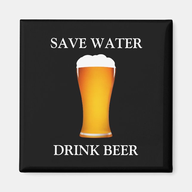 Imã Salvar Água Bebida (Frente)