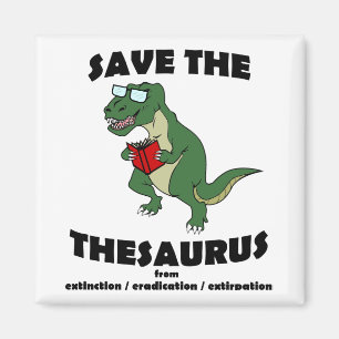 Imã Salvar o dinossauro da enciclopédia