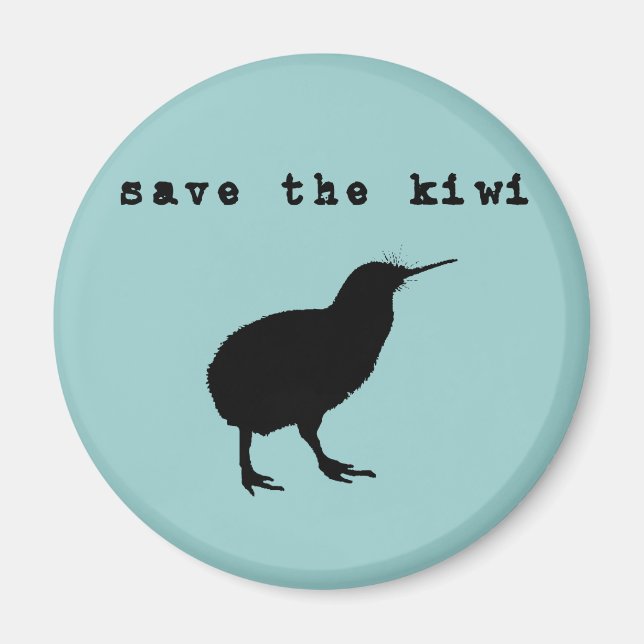 Imã Salvar o Ímã de Kiwi (Frente)