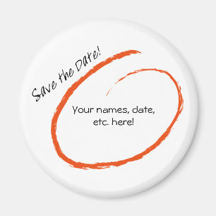 Imã Salvar o ímã do calendário da data