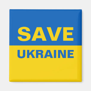 Imã Salvar o ímã ucraniano do pavilhão ucraniano
