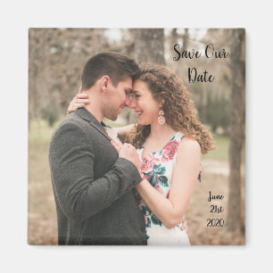 Imã Salvar O Magnete De Fotos De Casamento De Data