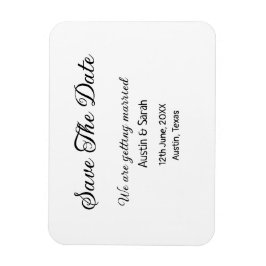 Ímã Salvar o texto moderno do site de casamento QR da 