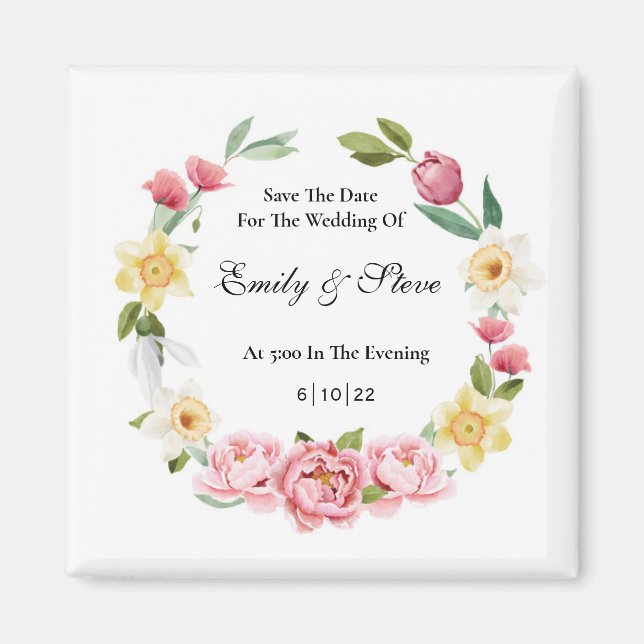 Imã salve a data (Frente)