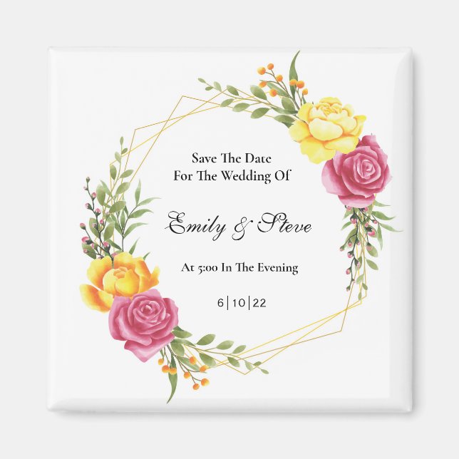 Imã salve a data (Frente)