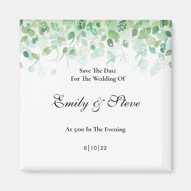 Imã salve a data (Frente)