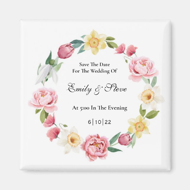 Imã salve a data (Frente)