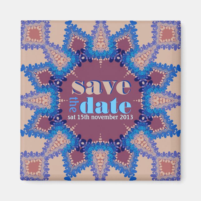 Imã salve a data Bohemian Earth (Frente)