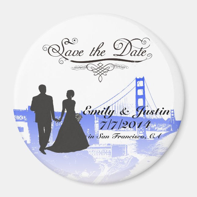 IMÃ SALVE A DATA COM VISTA A SAN FRANCISCO (Frente)