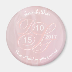 Imã salve a data de Blush Orchid