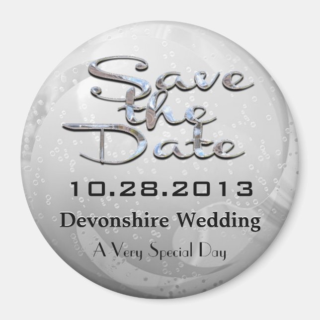 Imã salve a data de diversão (Frente)