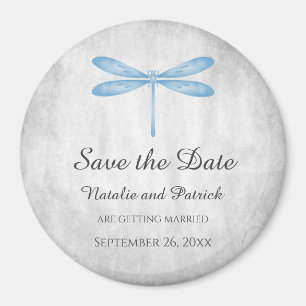Imã salve a data de Dragonfly Azul