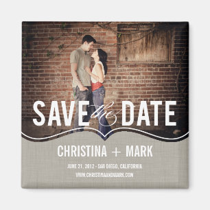 Imã salve a data de Elegance Refinado - Khaki