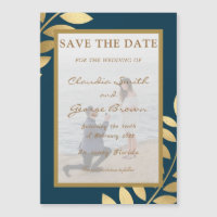 Imã salve a data de Fotografias de Folhas Tropicai