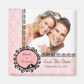 Imã salve a data de Fotografias do Damask Love Bir