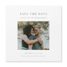 Imã salve a data de Fotos Moderna Mínima Chic