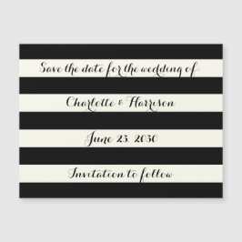 Imã salve a data de listras de marfim preto