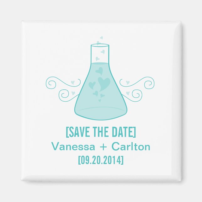 Imã salve a data de Química Aqua Sweet (Frente)