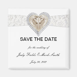 Imã salve a data De Unicórnio E Lace