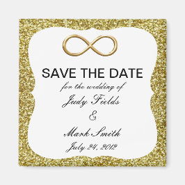 Imã salve a data Dourada Infinidade Dourada com br