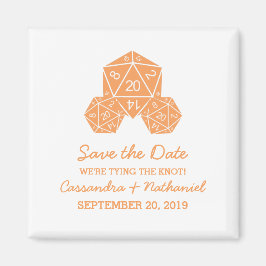 Imã salve a data Laranja D20