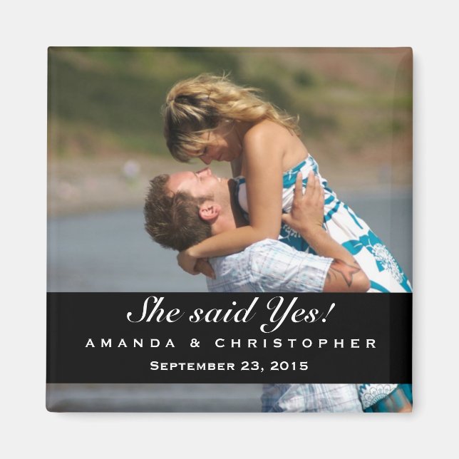 Imã Salve a data moderna, castanho e ímã rosa (Frente)