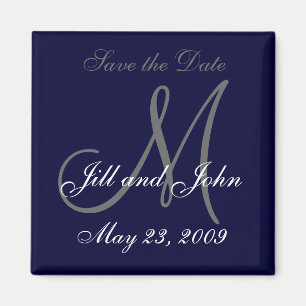 Imã salve a data Primeiros Nomes, Marinho Iniciais