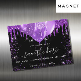 imã salve a data roxa festa de aniversário