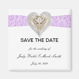 Imã salve a data Roxo Unicorn