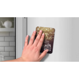 Ímã Salve A Data Rústica Da Madeira Mason Jar String L