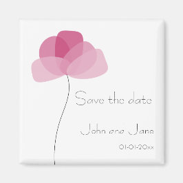 Imã salve a data simples de flores