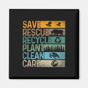 Imã Salve Abelhas Salvando Animais Reciclares Plástico