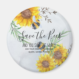 Imã Salve As Abelhas E Você Salva O Mundo Personaliza