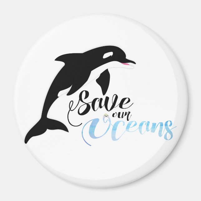 Imã Salve nossos oceanos (Frente)