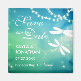 Imã salve o dia de Dragonfly | Azul e Verde