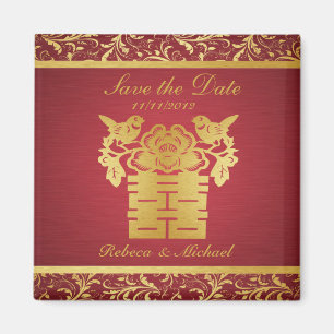 Imã salve o dia elegante - felicidade dobro