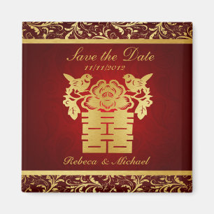 Imã salve o dia elegante - felicidade dobro