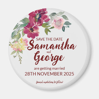 Imã salve o dia Florais Bohemian Personalizados