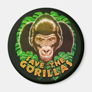 Imã Salve Os Gorilas - Cota De Consciência De Conserv